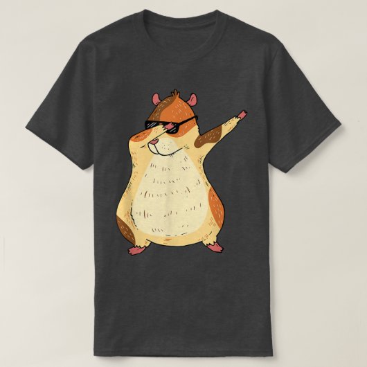Cool Dabbing Guinea Pig Mom Animal Lover Rodent Tシャツ (デザイン正面)