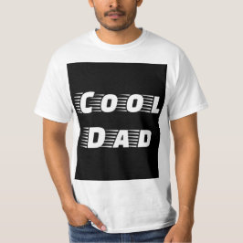 Cool Dad タイポグラフィ デザイン Tシャツ