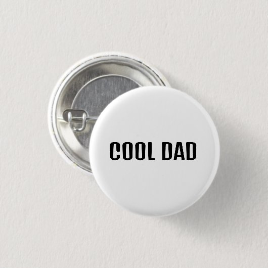 Cool Dad 缶バッジ (正面&裏面)