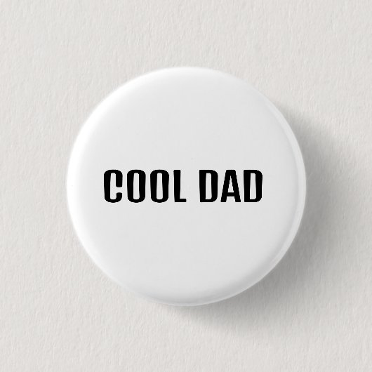 Cool Dad 缶バッジ (正面)