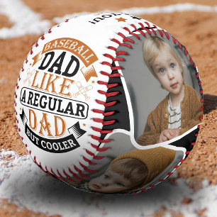 Cool Dad 4 フォトコラージュ 父親へのギフト 野球ボール