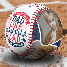 Cool Dad 4 フォトコラージュ 父親へのギフト 野球ボール