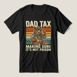 Cool Dad Bear Funny Snack Time Design  トライブレンドＴシャツ