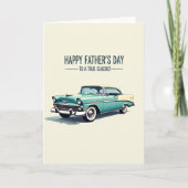 Cool Dad Coupe Fathers Day Card カード (正面)