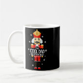Cool Dad Nutcracker Funny Christmas Family Matchin コーヒーマグカップ (左)