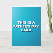 Cool Dad Typography カード (正面)