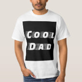 Cool Dad typography design  Tシャツ (正面)
