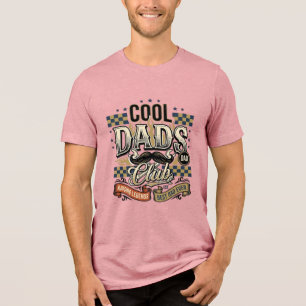 Cool Dads Club ビンテージ風彫刻 お父さんTシャツ デザイン トライブレンドTシャツ