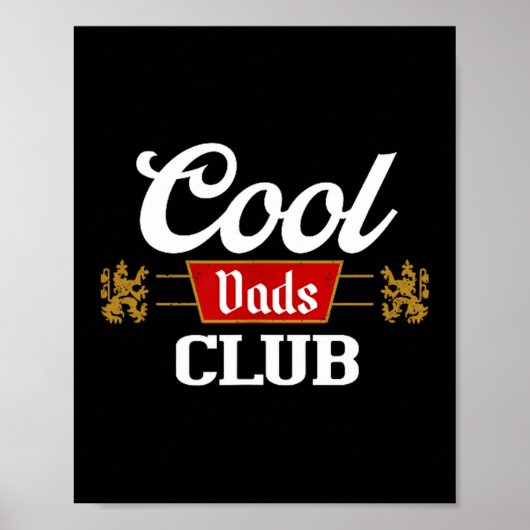 Cool Dads Club Shirt Father's Day From Daughter So ポスター (正面)