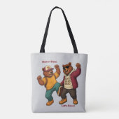 Cool Dancing Bears トートバッグ (裏面)