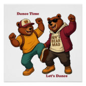 Cool Dancing Bears ポスター (正面)