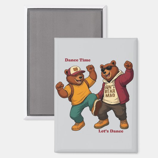 Cool Dancing Bears マグネット (正面/裏面)
