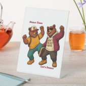 Cool Dancing Bears 台座サイン (インサイチュ)