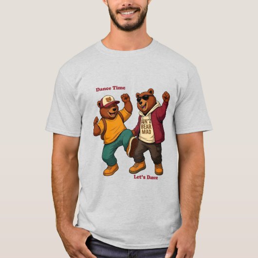 Cool Dancing Bears Tシャツ (正面)
