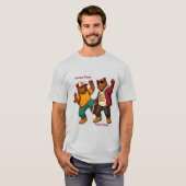 Cool Dancing Bears Tシャツ (正面フル)