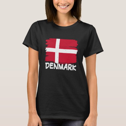 Cool Denmark Flag Tシャツ (正面)