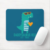 Cool Dino Daddysaurus Rex New Dad Fathers Day  マウスパッド (マウス)