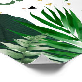 Cool Dinosaurs Birthday Party Welcome ポスター (角)