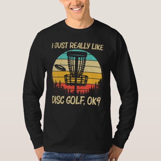 Cool Disc Golf For Men Women Disc Golf  Player Tシャツ (正面)