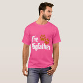 Cool Dog Dad Dog Father he DogFather funny Tシャツ (正面フル)