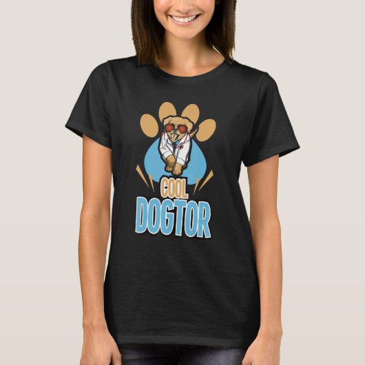 Cool Dogtor Dog   Women Corgi Doggy Love Tシャツ (正面)
