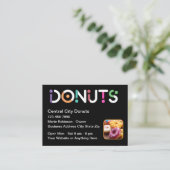 Cool Donut Theme Doughnut Shop 名刺 (スタンド正面)