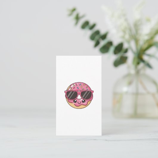 Cool Donut with Sunglasses 名刺 (スタンド正面)