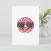 Cool Donut with Sunglasses 招待状 (スタンド正面)