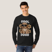Cool Dood Labradoodle Sunglasses Paw Print for Doo Tシャツ (正面フル)