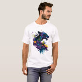 Cool Dragon Art Tシャツ (正面フル)