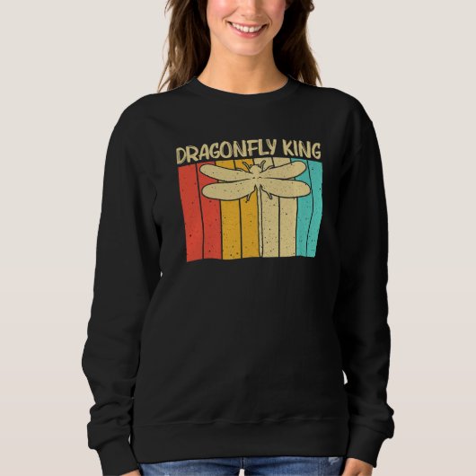Cool Dragonfly For Men Boys Entomology Insect スウェットシャツ (正面)