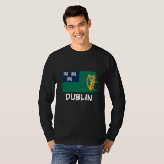 Cool Dublin Flag Tシャツ (正面フル)