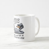 Cool Duck-Whatever Life Throw At You Duck and Let  コーヒーマグカップ (正面右)