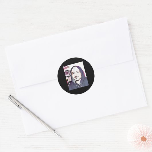 Cool Dude  ラウンドシール (封筒)