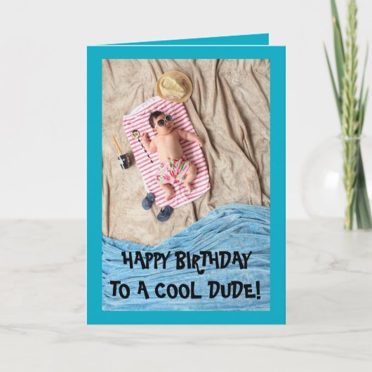 COOL DUDE BIRTHDAY CARD シーズンカード (正面)