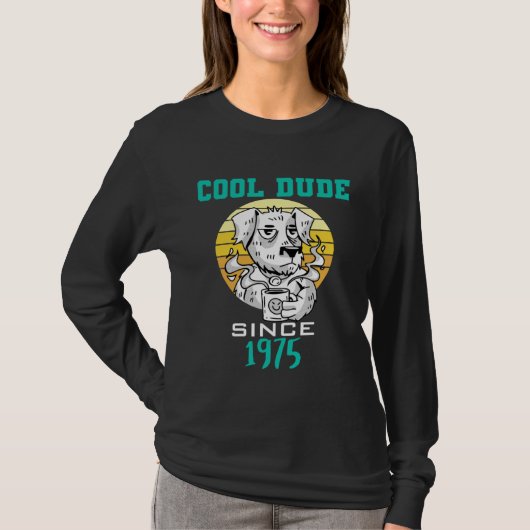 Cool dude since 1975 tシャツ (正面)