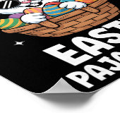 Cool Easter Egg Sket Bunny This Is My Easter Pajam ポスター (角)