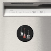 Cool Electric Guitars for Music Lovers Custom Gift マグネット (インサイチュ (食洗機))