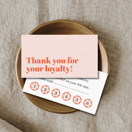 Cool Elegant Pastel Bold Salon  ロイヤリティカード