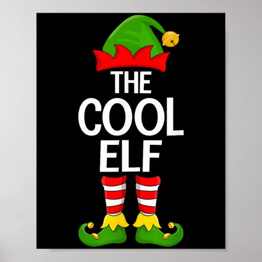 Cool Elf Xmas Matching Family Elf Squad Christmas  ポスター (正面)