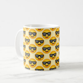 Cool Emoji with Sunglasses Coffee Mug Emoticon Cup コーヒーマグカップ