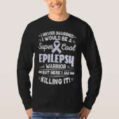 Cool Epilepsy Warrior Epilepsy Awareness Tシャツ (正面)
