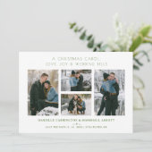 Cool Extra Minimalist Christmas Wedding 4 Photos  セーブザデート (スタンド正面)