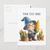 Cool Farmer corn customizable ポストカード (正面/裏面)