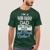 Cool Fathers Day Design Ham Radio Dad Tシャツ (正面)