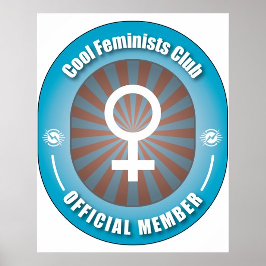Cool Feminists Club ポスター (正面)