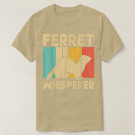 Cool Ferret For Men Women Animal Lover Ferret Owne Tシャツ (デザイン正面)