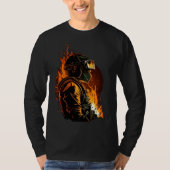 Cool Fire Welder Worker Tシャツ (正面)