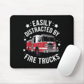 Cool Firefighter Design For Men Women Firemen Fire マウスパッド (マウス)