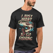 Cool Fishing Fishing  Beautiful Fish Tシャツ (正面)